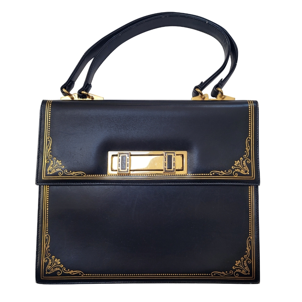 Leather School - Vintage Accordion Bag